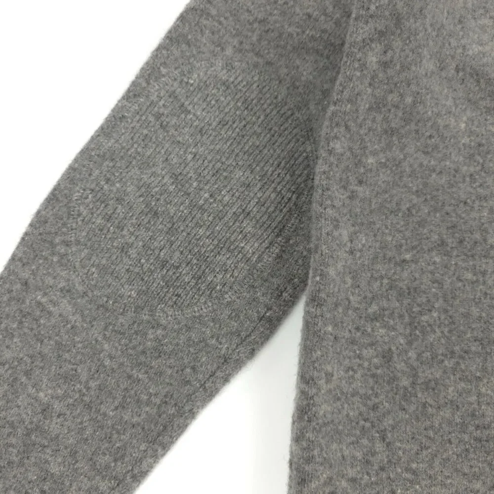 J CREW 100% Lambs Wool 1/4 Zip Sweater Argyle Old Money Preppy Quiet Luxury Golf